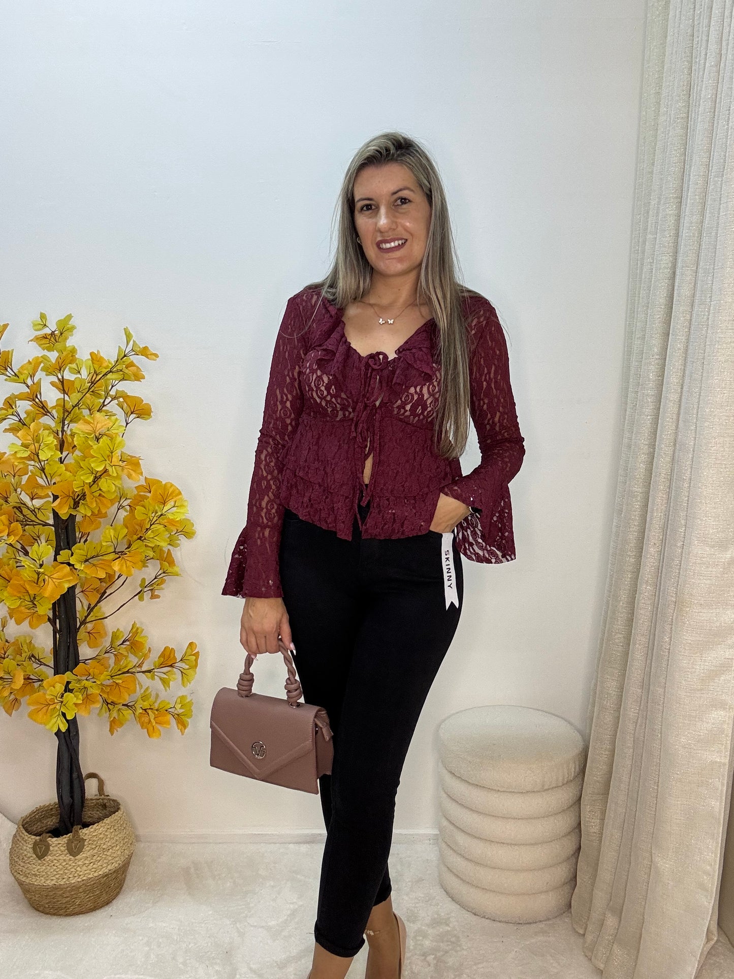 Calça skinny push up -5kg