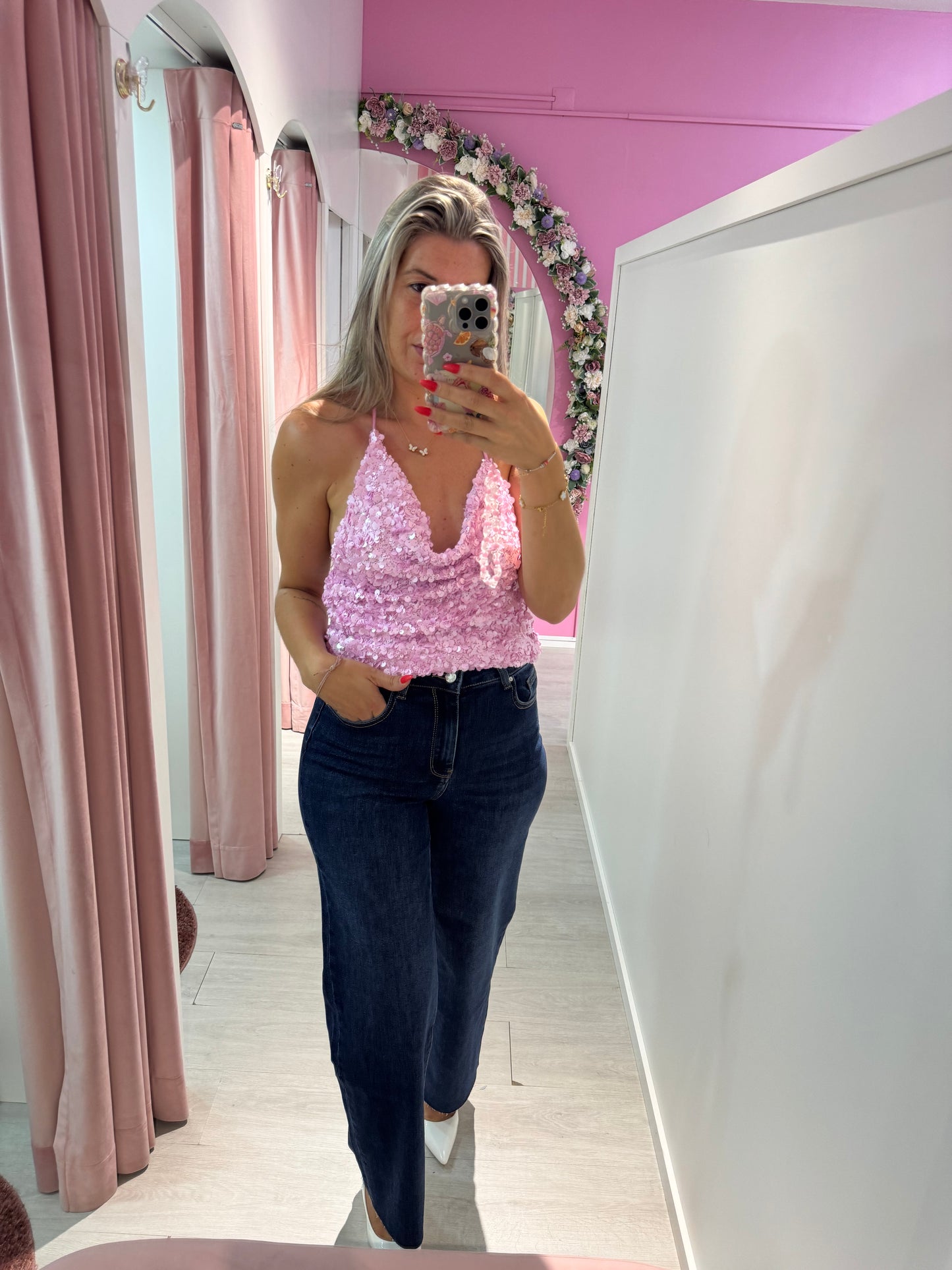 Calça missbonbon (sem bainha )