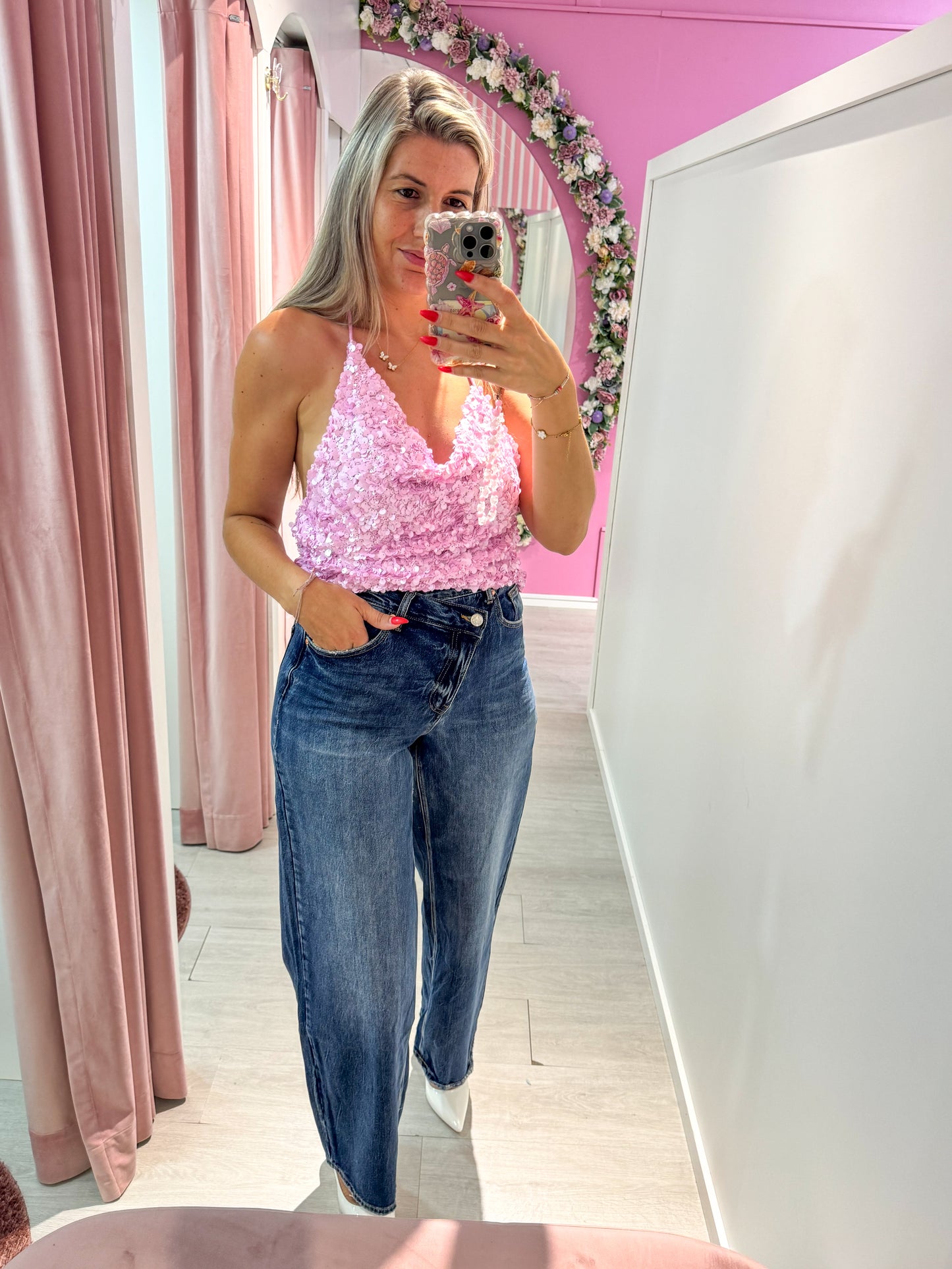 Calça missbonbon escura