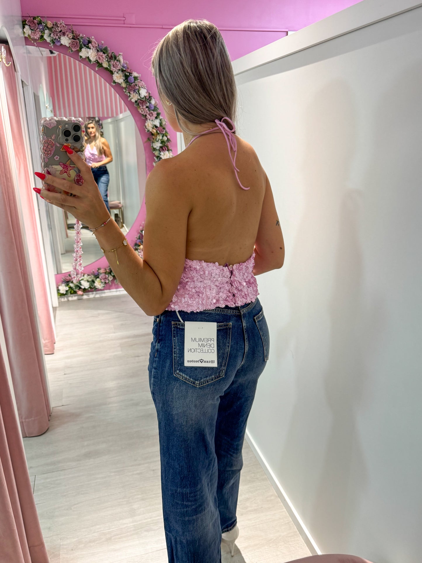 Calça missbonbon escura