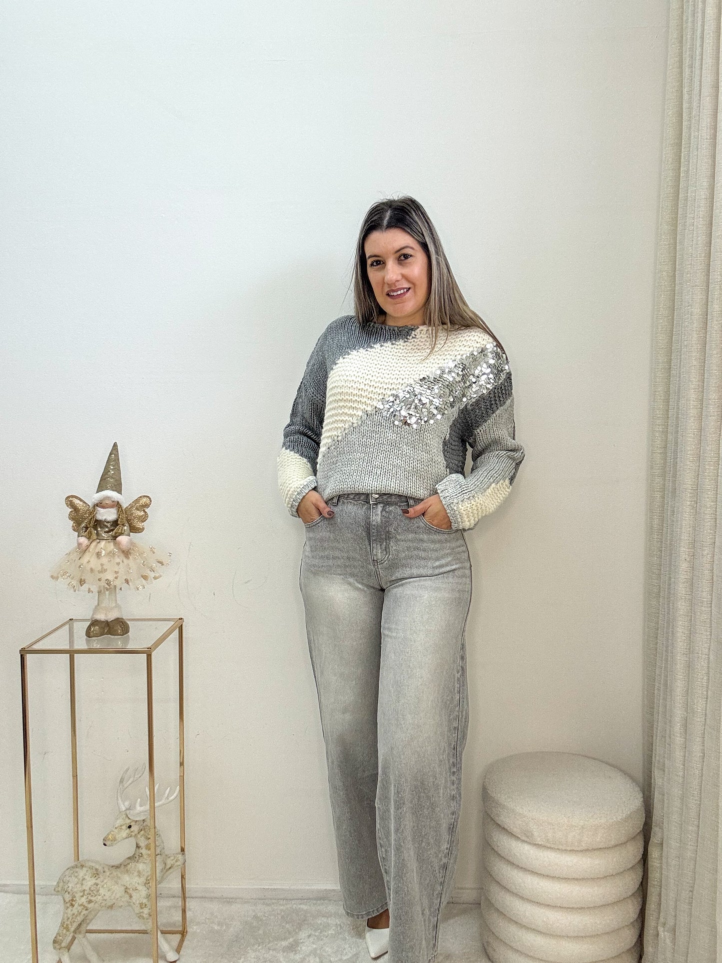 Calça wide leg “ADORO”