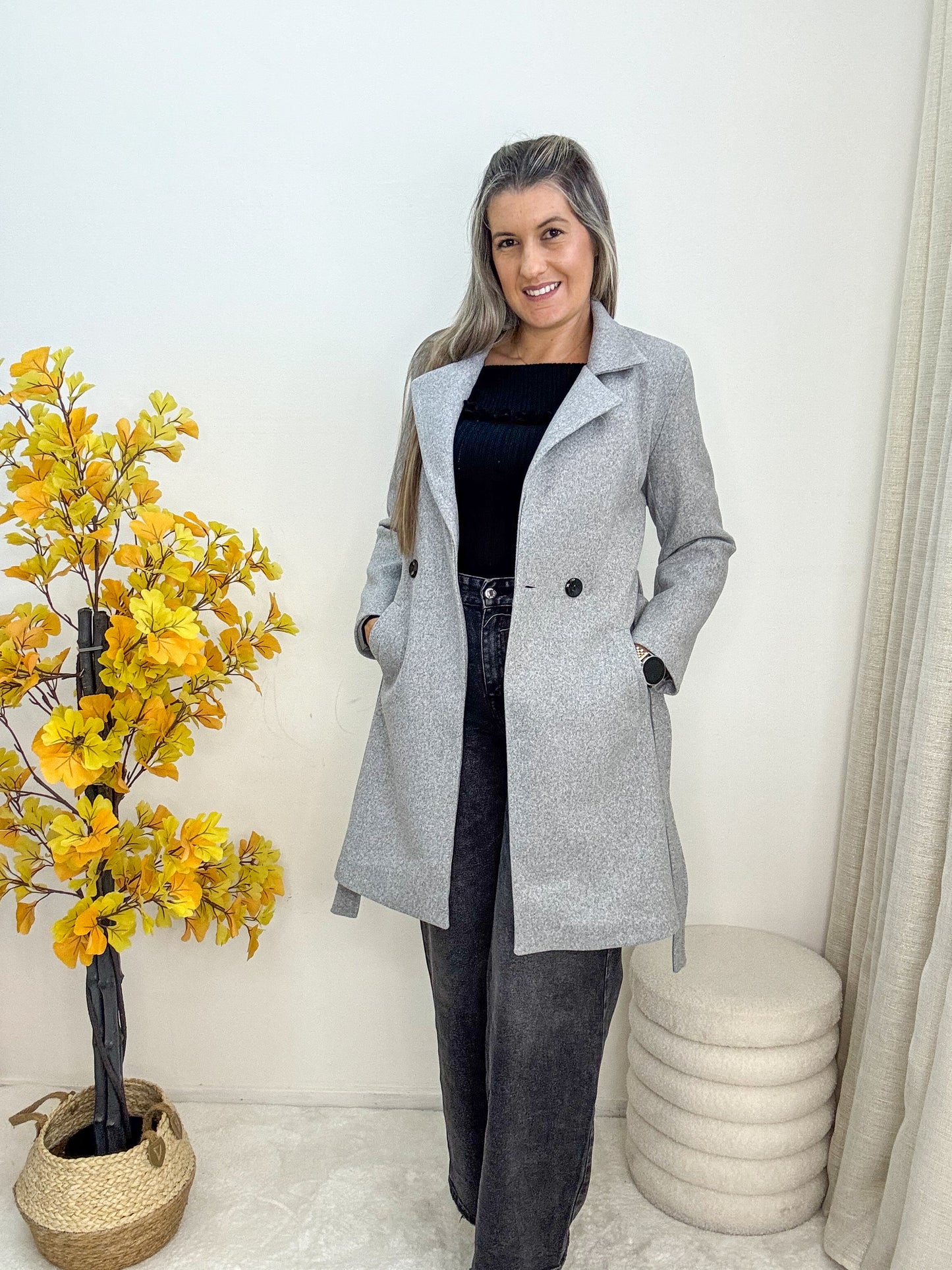 Casaco fazenda forrado comprimento médio