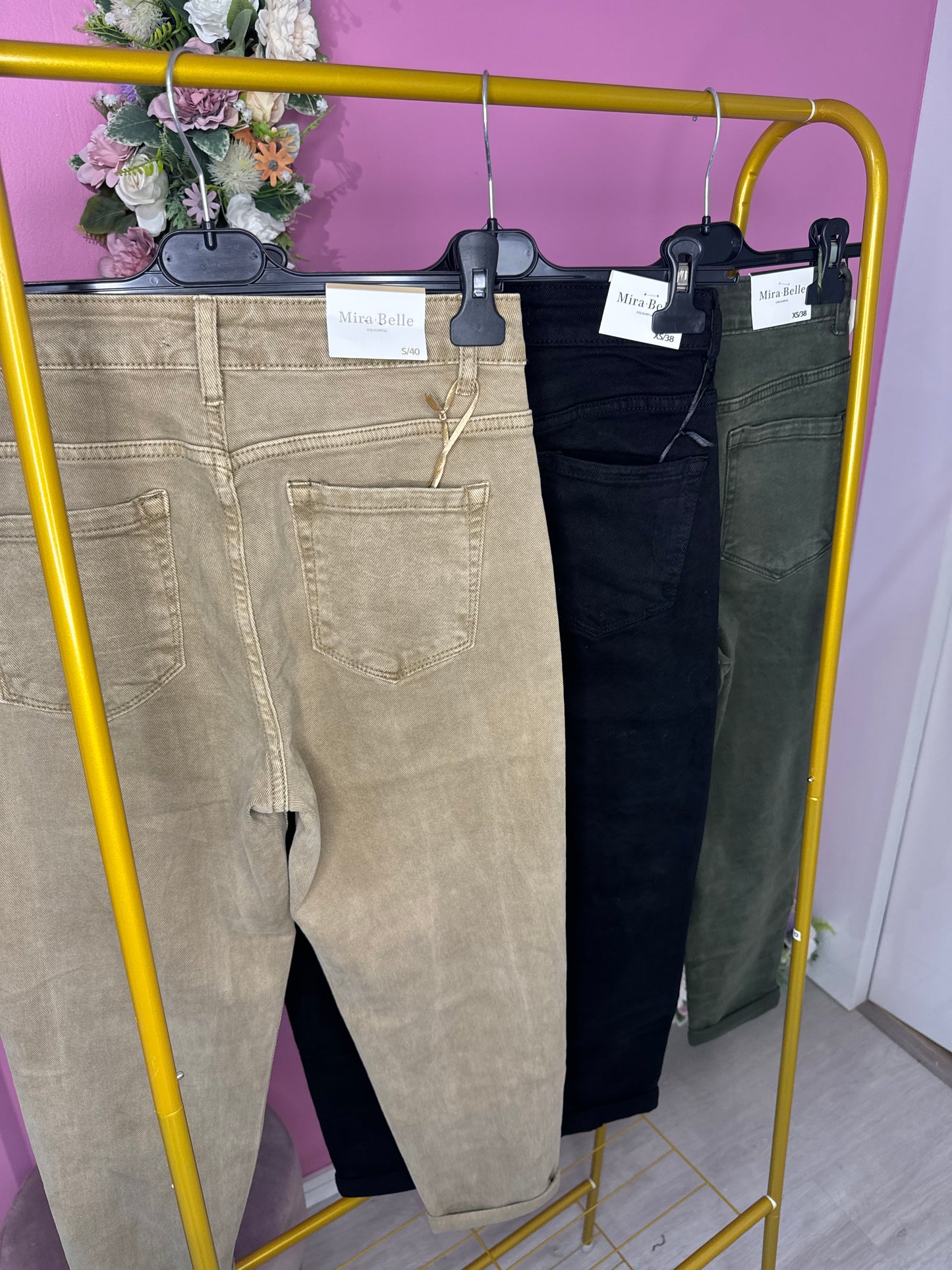 Calça mira belle mom fit