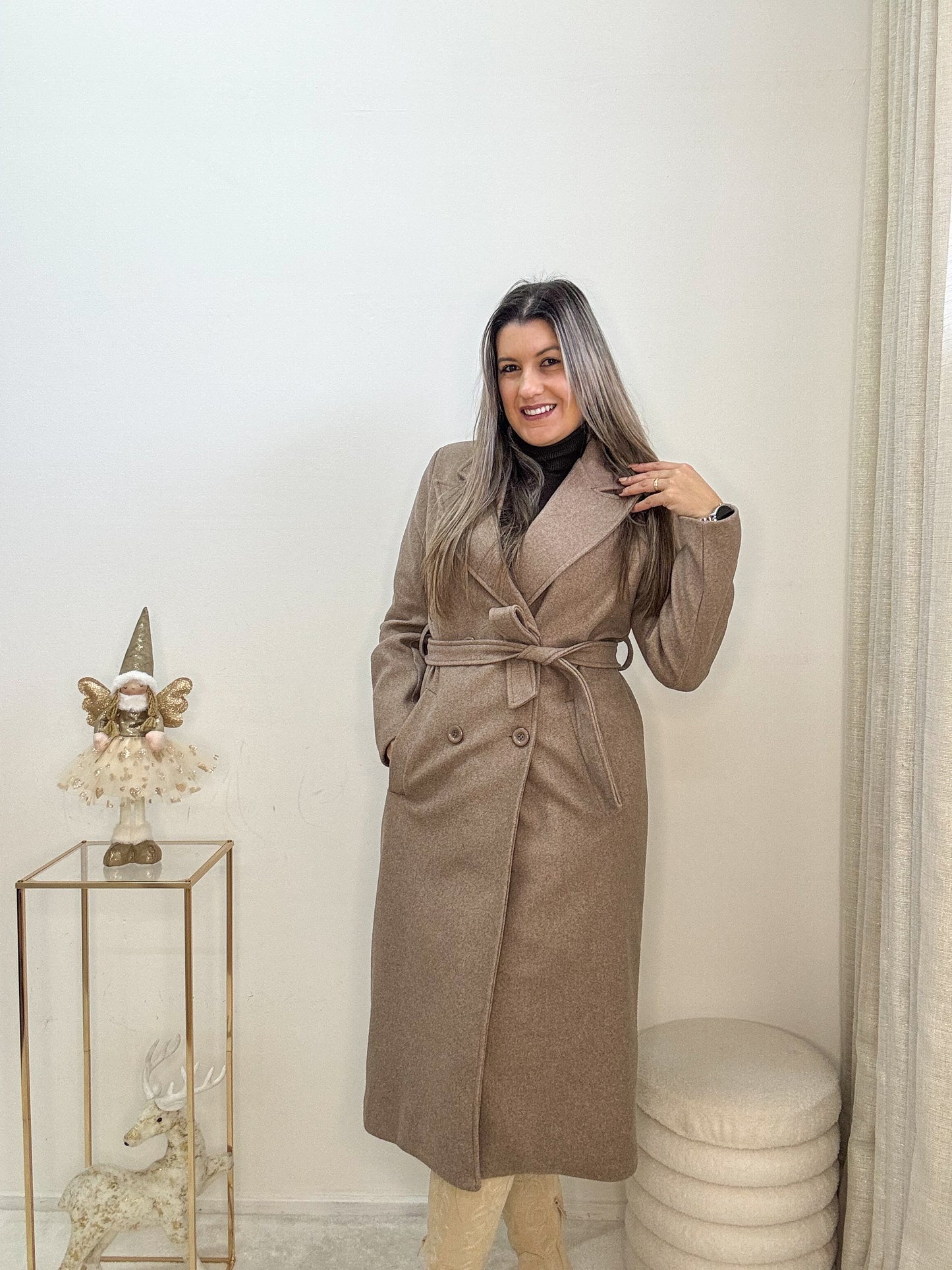 Casaco fazenda comprido