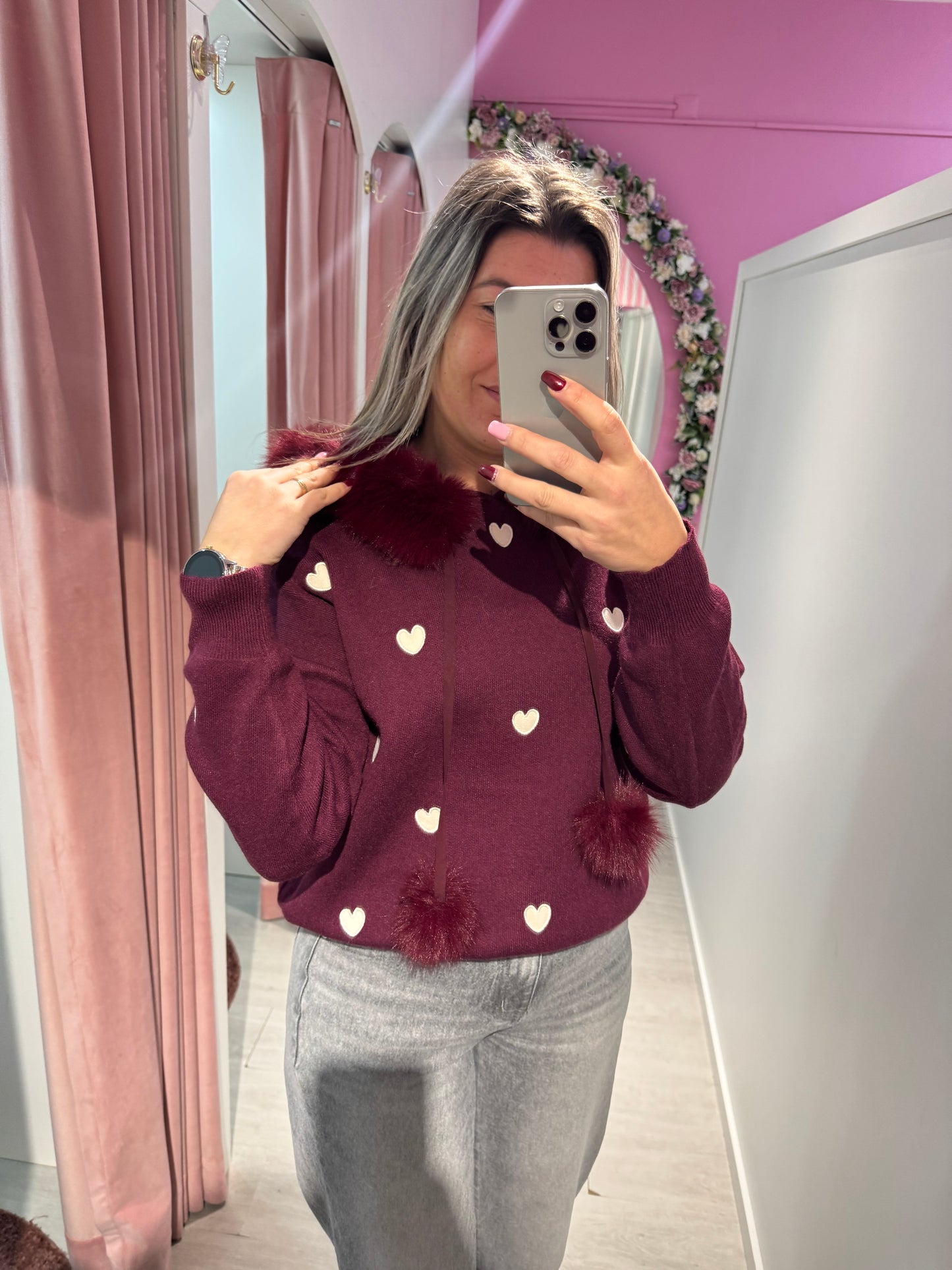 Camisola Love pompom