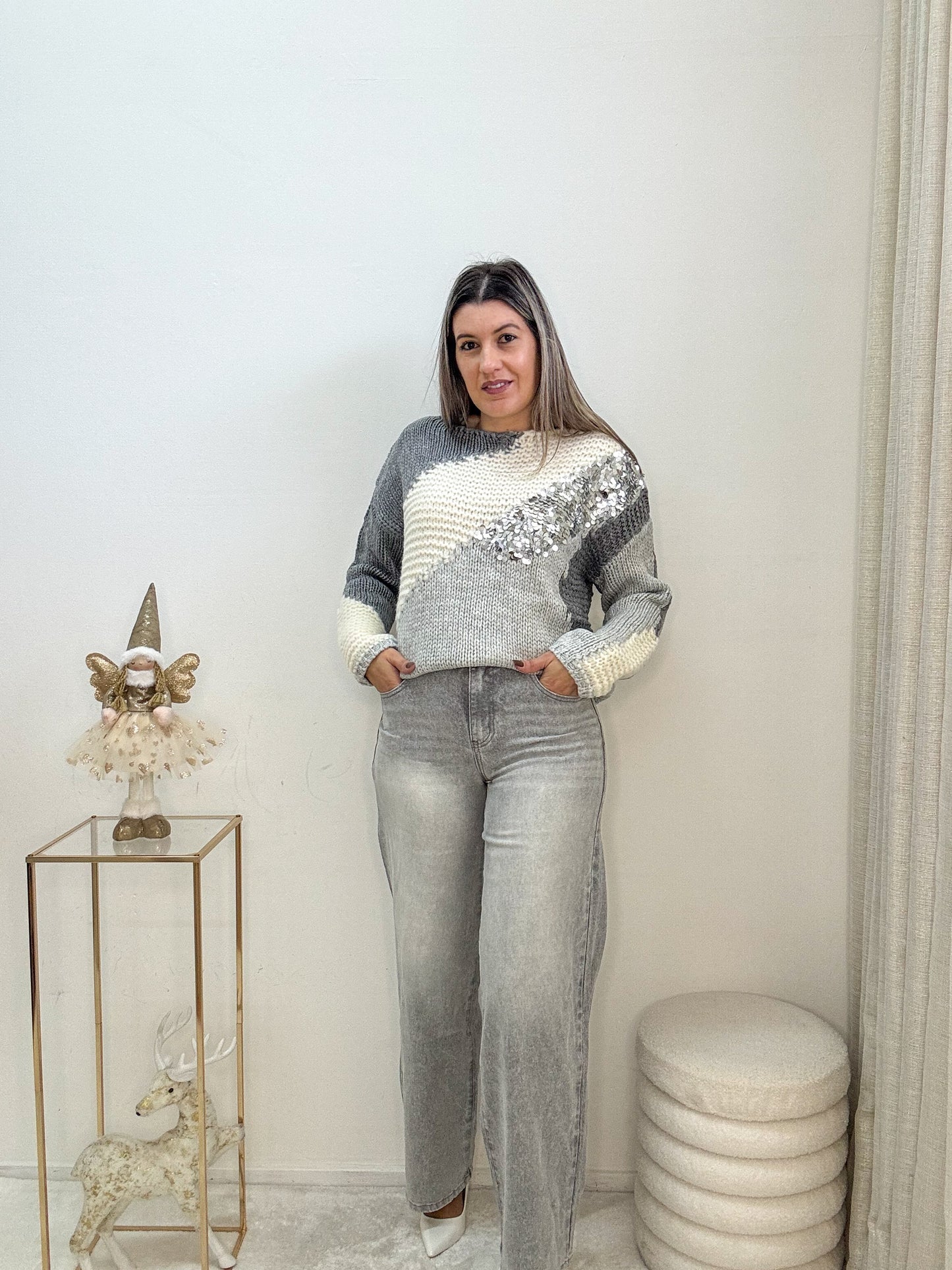 Calça wide leg “ADORO”